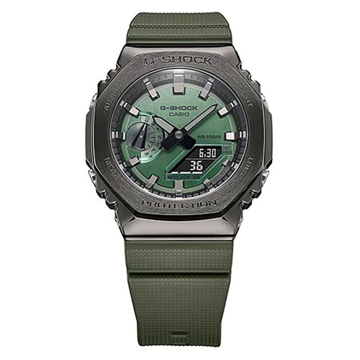 Casio G-Shock GM-2100B-3ADR Green Metal Series Watch - View 2