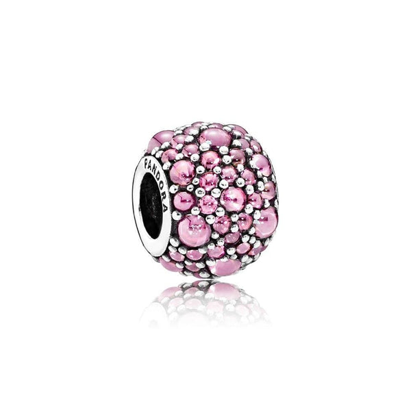 Pandora Pink Shimmering Droplets Charm 791755PCZ - View 1