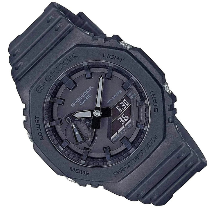 Casio G-Shock GA-2100-1A1DR Carbon Core Guard Black Watch - View 2