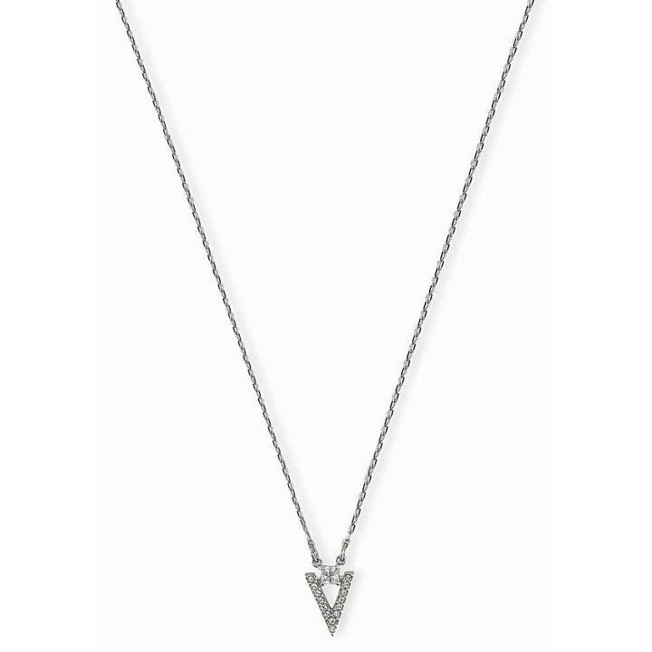 Swarovski Funk Rhodium & Clear Crystal Necklace 5241271 - View 2