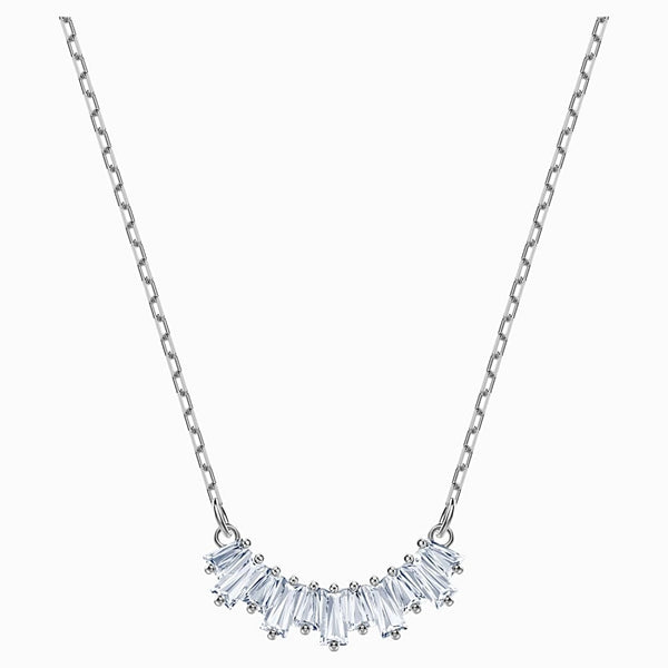 Swarovski Sunshine Necklace: Radiant White Rhodium Finish - 5472490 - View 1