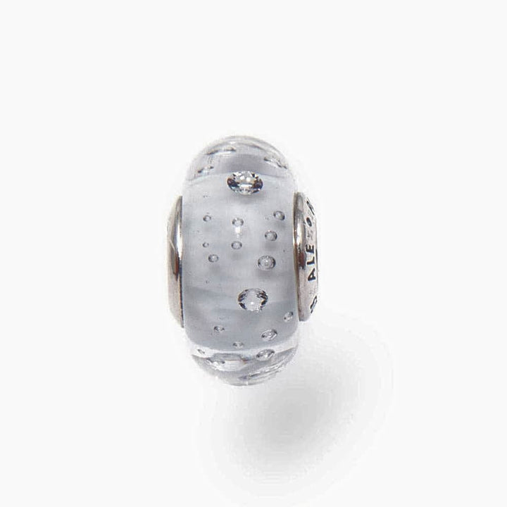 Pandora White Fizzle Murano Glass Charm 791617CZ - View 2