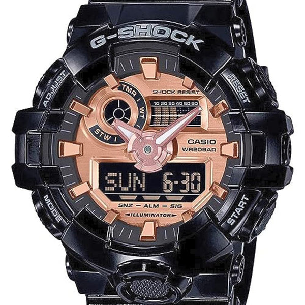 Casio G-Shock GA-700MMC-1A Rose Gold Accent Analog-Digital Watch - View 1