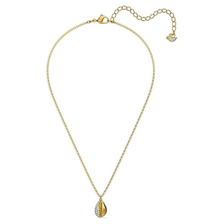 Swarovski Shell Pave Pendant, White & Gold-tone 5522886 - View 2