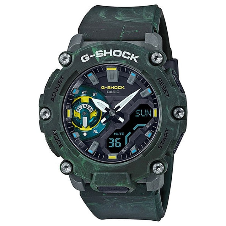 Casio G-Shock GA-2200MFR-3AER: Urban Camo Resilience - View 1