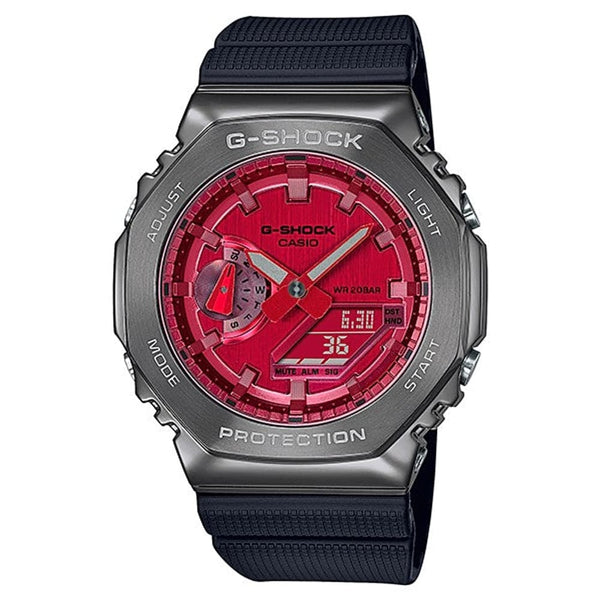Casio G-Shock GM-2100B-4ADR Red Metallic Resin Watch - View 1