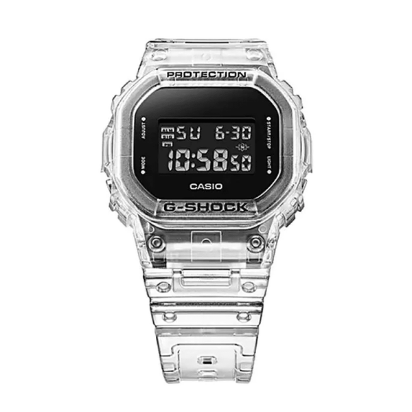 Casio Digital DW-5600SKE-7ER Transparent Series Watch - View 1
