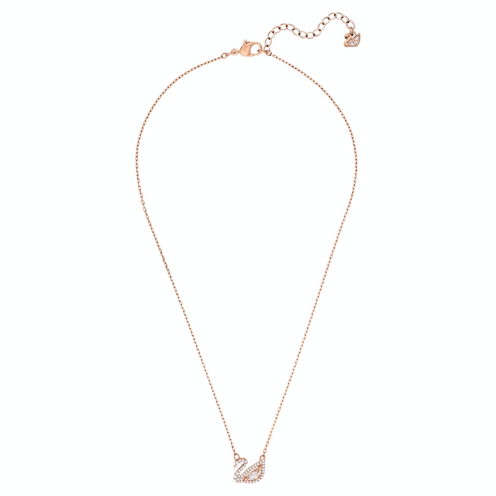 Swarovski Dazzling Swan Necklace - Rose Gold, 5469989 - View 2