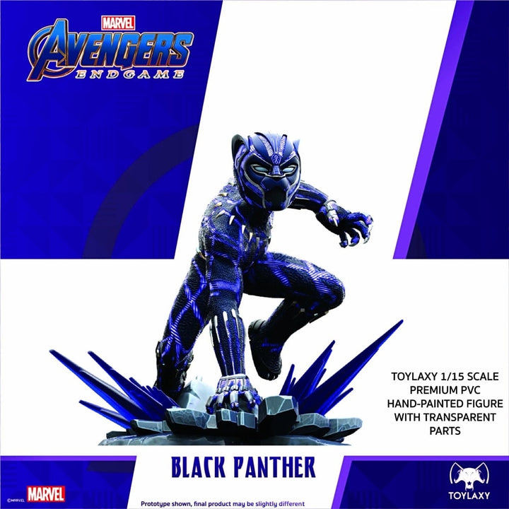 Toylaxy Marvel Avengers Endgame Black Panther Collectible Figure - View 9