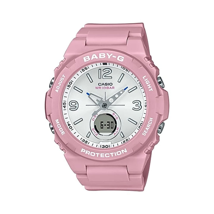 Casio Baby-G BGA-260SC-4ADR World Time Pink Resin Watch - View 1