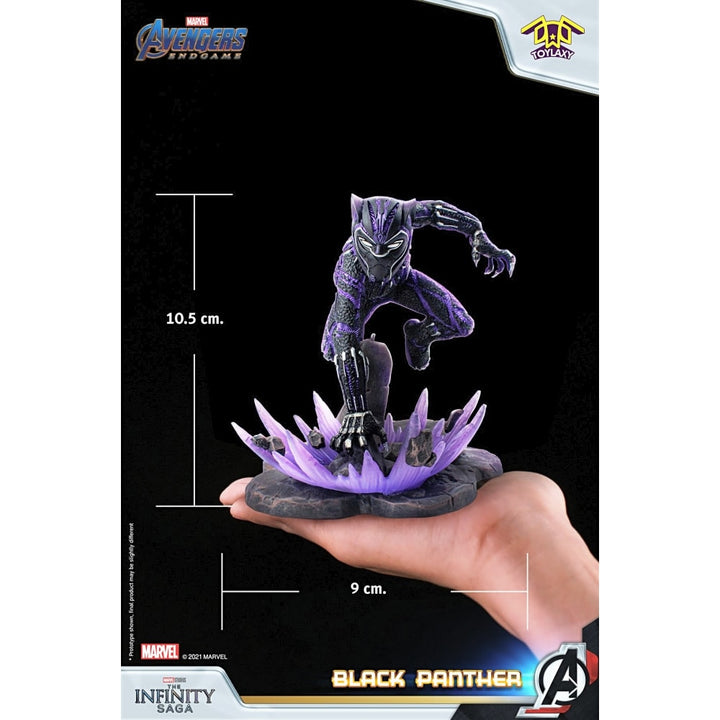 Toylaxy Marvel Avengers Endgame Black Panther Collectible Figure - View 12