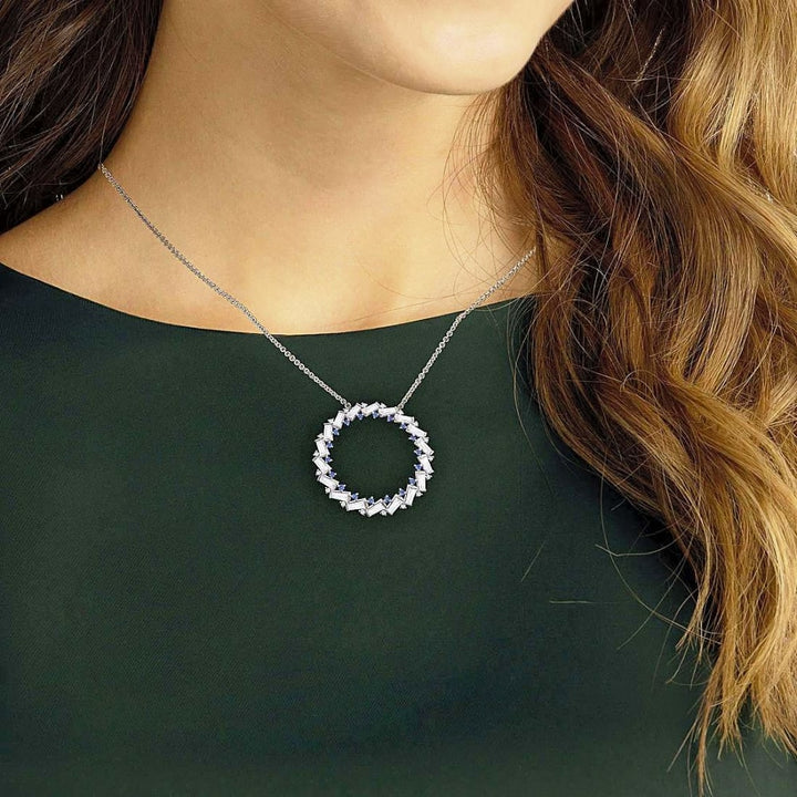 Swarovski Naeli White Cubic Zirconia Necklace 5467454 - View 3