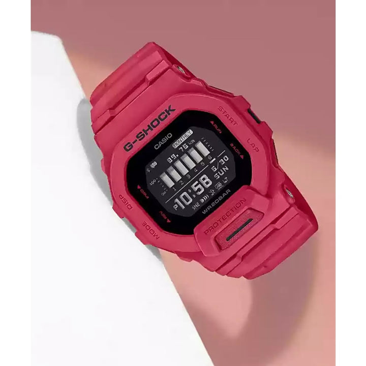 Casio G-Shock GBD-200RD-4 Training Partner - Vibrant Red - View 3