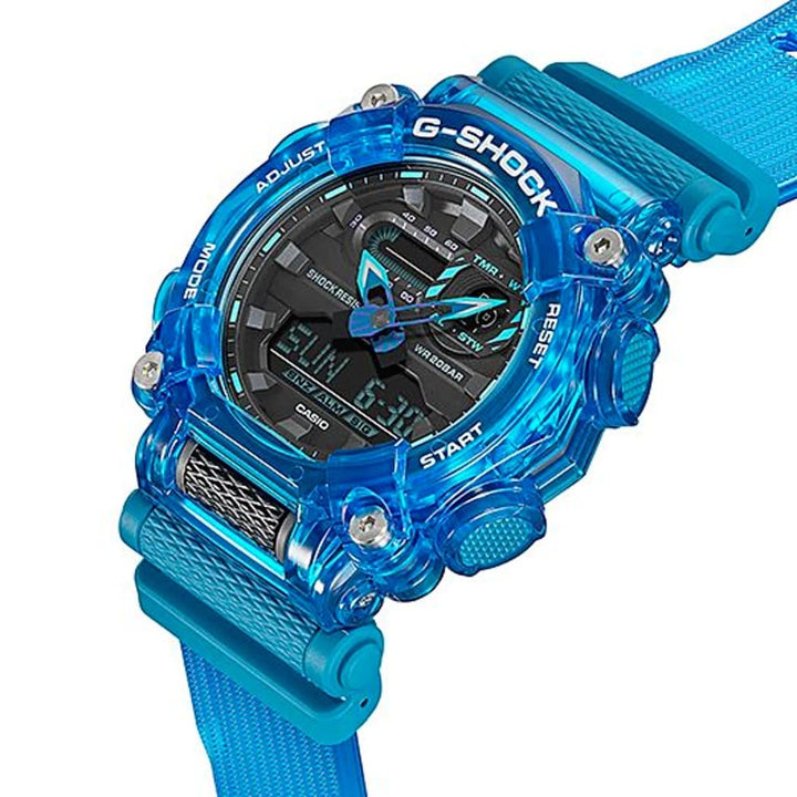 Casio G-Shock GA-900SKL-2AER Blue Resin Powerhouse - View 5