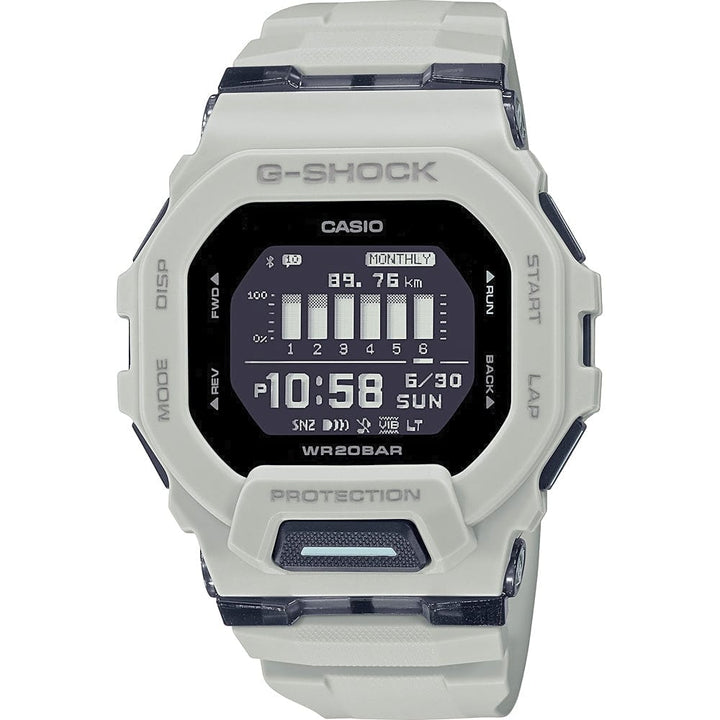 Casio G-Shock GBD-200UU-9ER Gray Resin Bluetooth Smartwatch - View 1