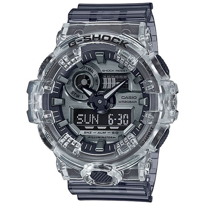 Casio G-Shock GA700SK-1AER Transparent Resin Watch - View 1