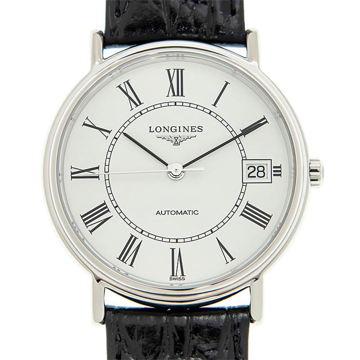 Longines Presence L4.821.4.11.2 Swiss Automatic White Dial Watch - View 2