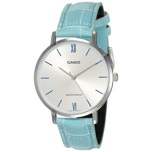 Casio Vintage Charm LTP-VT01L-7B3UDF Leather Watch - View 1