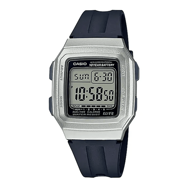 Casio Youth F-201WAM-7AVDF Digital Watch - Grey & Black - View 1