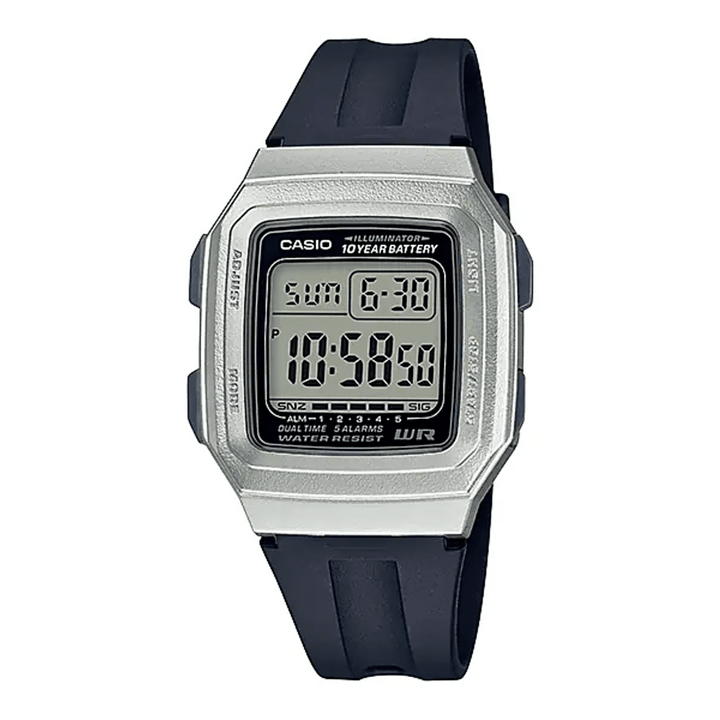 Casio Youth F-201WAM-7AVDF Digital Watch - Grey & Black - View 1