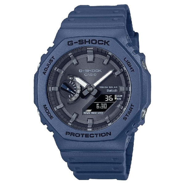 Casio G-Shock GA-B2100-2AER Blue Solar Bluetooth Watch - View 1