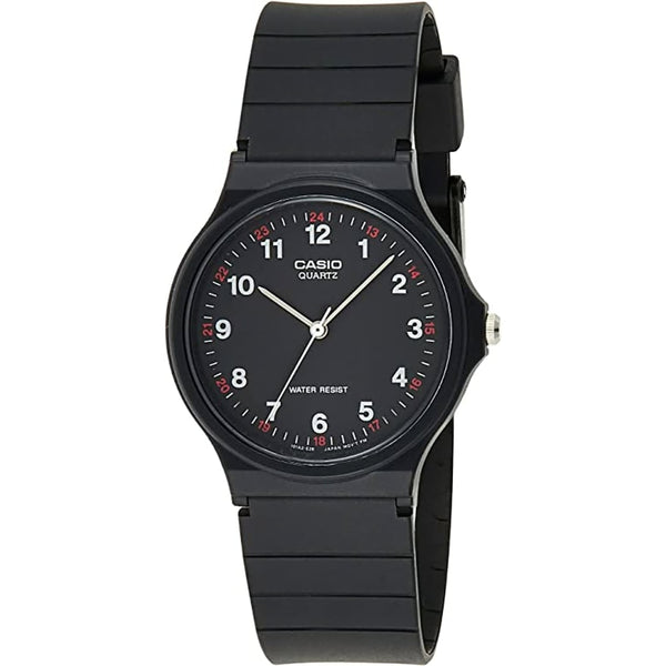 Casio MQ-24-1BLDF Men's Classic Black Resin Watch - View 1