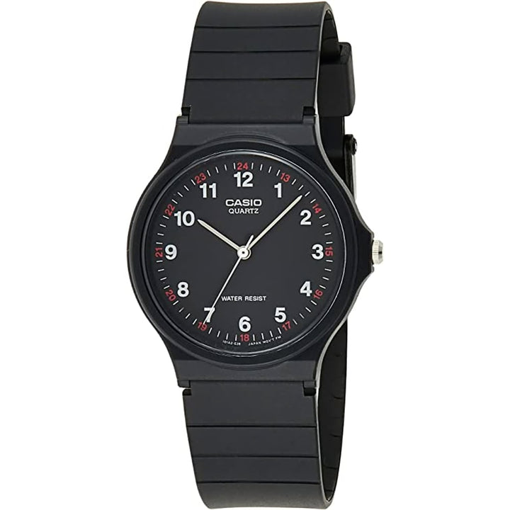 Casio MQ-24-1BLDF Men's Classic Black Resin Watch - View 1