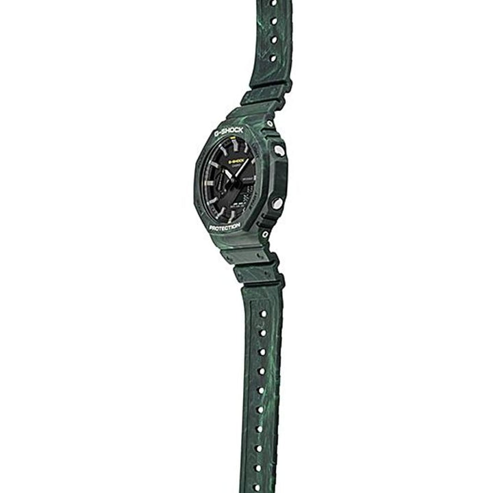 Casio G-Shock GA-2100FR-3AER Green Carbon Core Watch - View 5