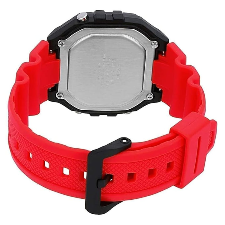 Casio Standard W-218H-4B2VDF Retro Orange Digital Watch - View 4
