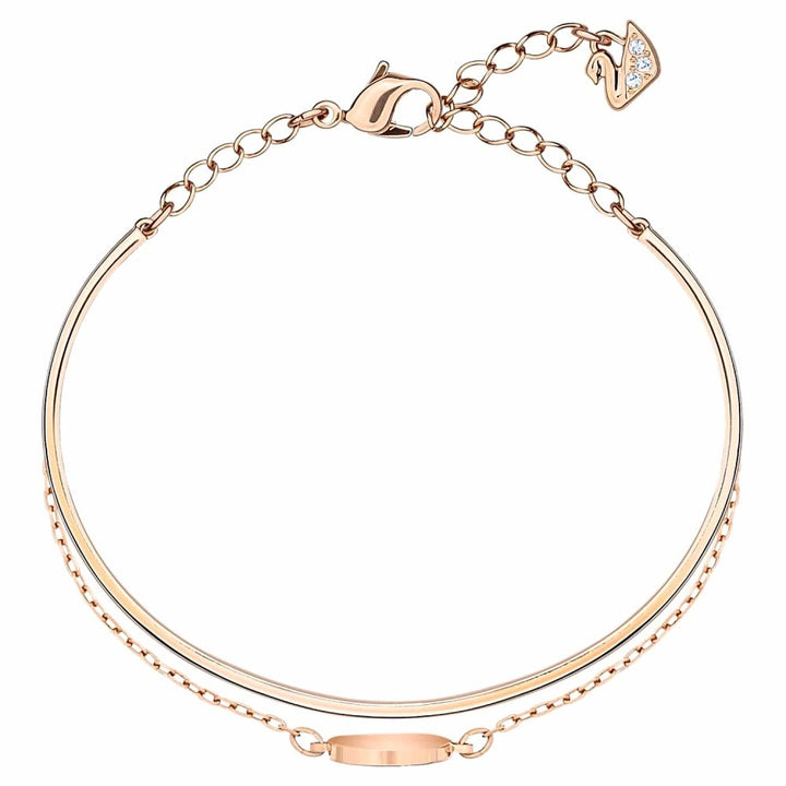 Swarovski Ginger Bangle, Rose Gold & Gray #5389046 - View 3