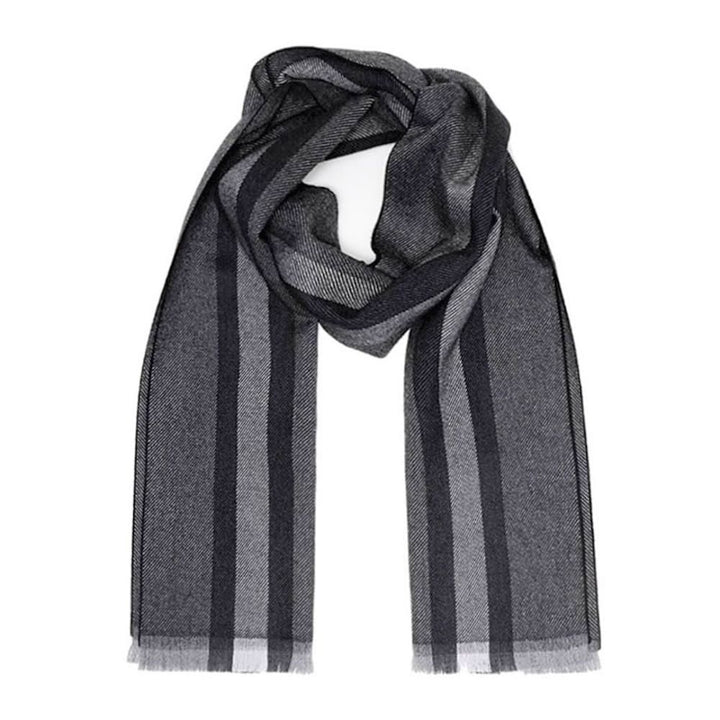 Gucci Dark Grey & Black Wool Scarf 387574-4G200-1361 - View 1