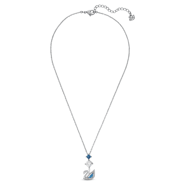 Swarovski Dazzling Swan Y Necklace - Blue 5530625 - View 3