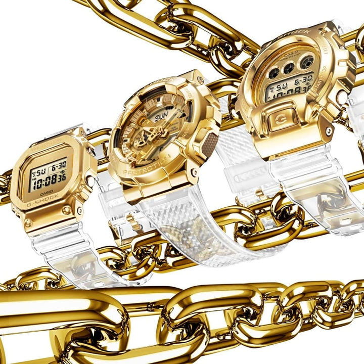 Casio G-Shock GM-110SG-9ADR Gold Accent Metal-Covered Watch - View 4