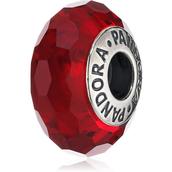 Pandora Red Faceted Murano Glass Charm 791066 - View 2