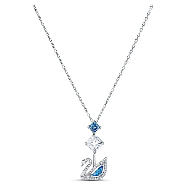 Swarovski Dazzling Swan Y Necklace - Blue 5530625 - View 1