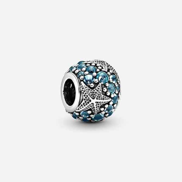 Pandora Pave Ocean & Starfish Charm 791905CZF - View 1
