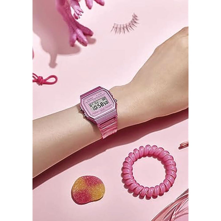 Casio POP F-91WS-4DF Pink Digital Watch - View 2
