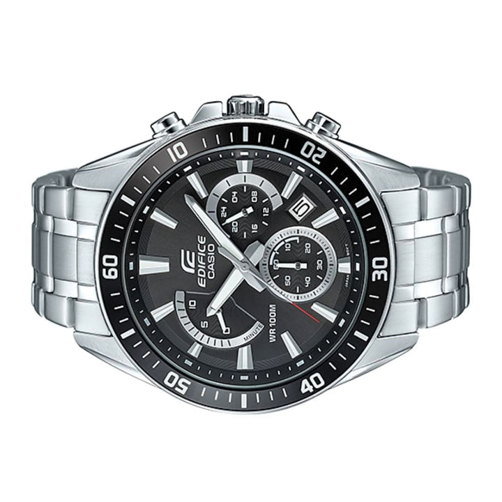Casio Edifice EFR-552D-1AVUDF Black & Silver Chronograph - View 2