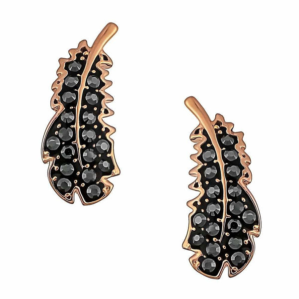 Swarovski Naughty Black Feather Earrings 5509722 - View 1