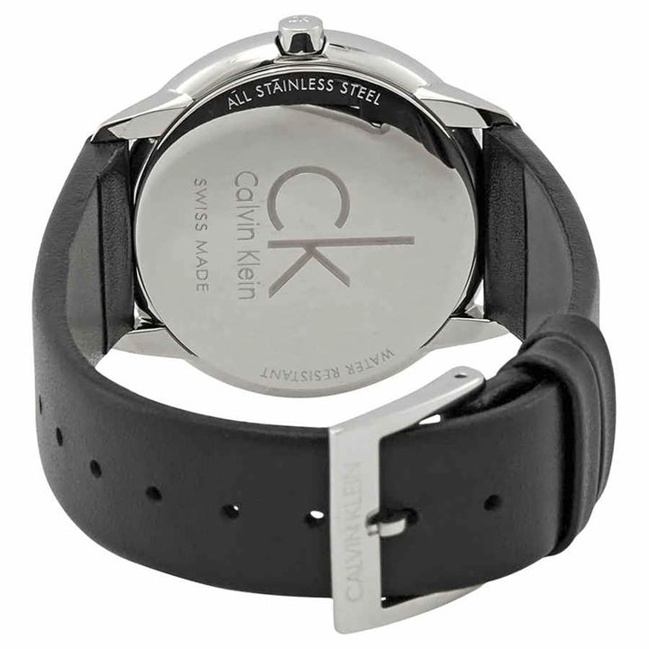 Calvin Klein Minimal K3M221CY Women's Black Leather Watch - View 3