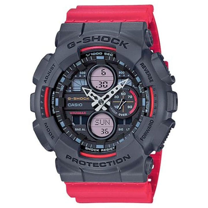 Casio G-Shock GA140-4ADR Red Hot Analog-Digital Watch - View 1