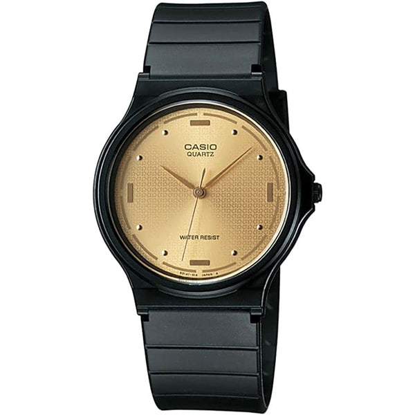 Casio Standard MQ-76-9ALDF Men's Gold Dial Classic Watch - View 1