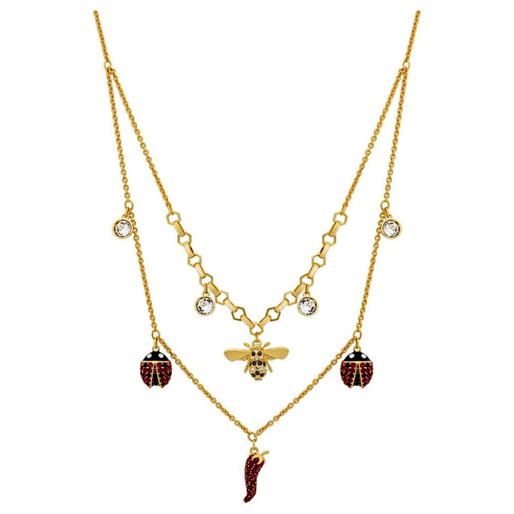 Swarovski Lisabel Red & Gold Necklace 5498807 - View 2