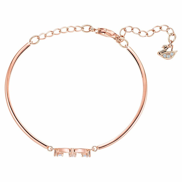 Swarovski North Bangle: Rose-Gold Tone & White, #5495771 - View 3