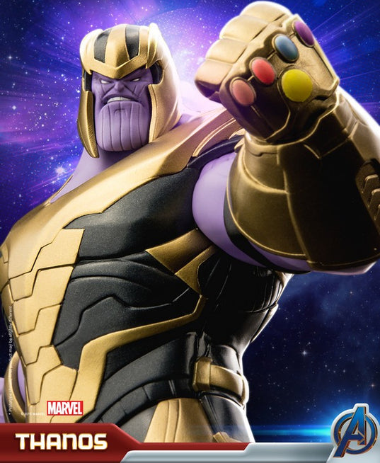 漫威復仇者聯盟：薩諾斯正版模型手辦人偶玩具 Marvel's Avengers: Endgame Premium PVC Thanos figure toy listing  front powerful