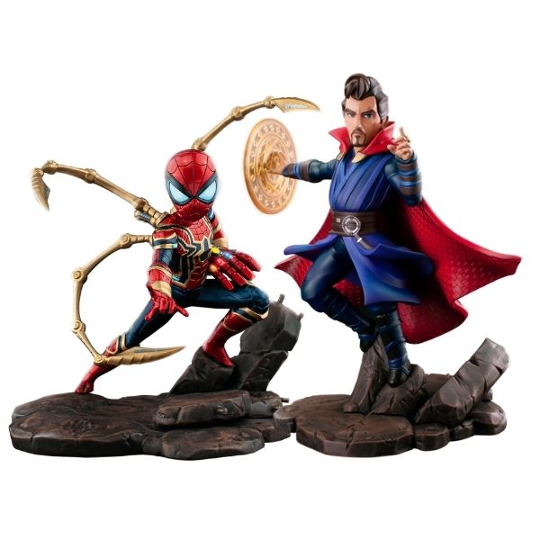 Marvel Avengers Endgame: Iron Spider & Doctor Strange Collectible Figures