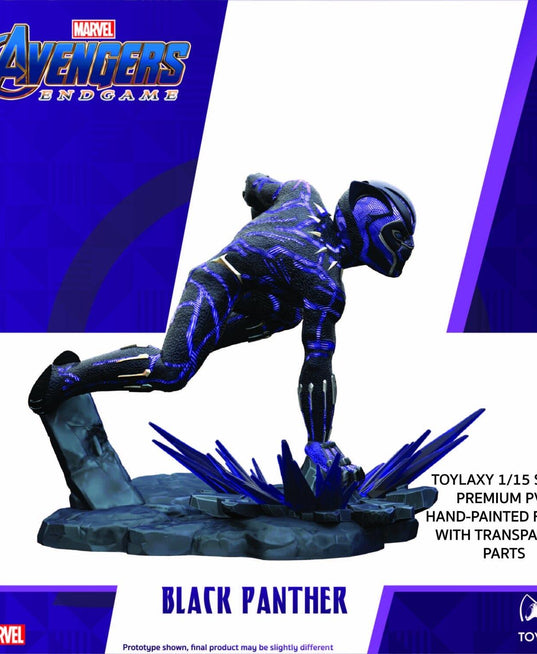 Marvel Avengers Endgame Premium PVC Black Panther Official Figure Toy left