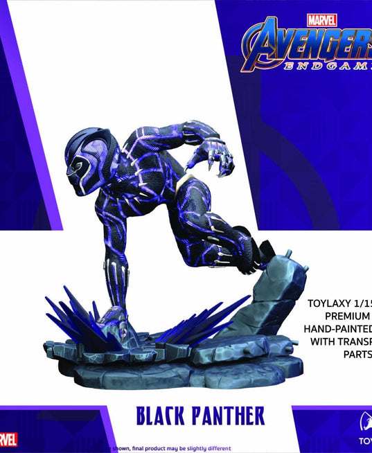 Marvel Avengers Endgame Premium PVC Black Panther Official Figure Toy front