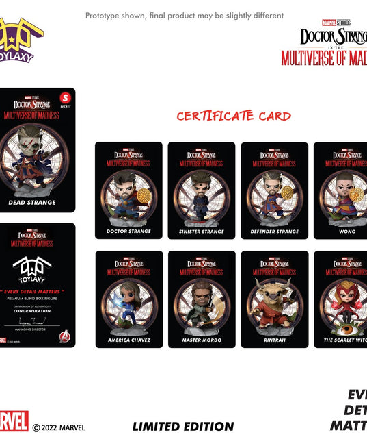 Toylaxy-Marvel-figure-BlindBox-Doctor-Strange-2-certificated -card