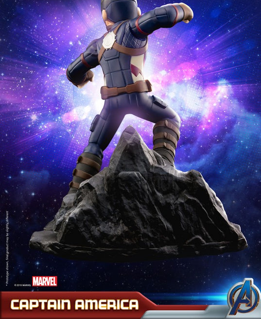 漫威復仇者聯盟：美國隊長正版模型手辦人偶玩具 Marvel's Avengers: Endgame Premium PVC Captain America official figure toy listing back